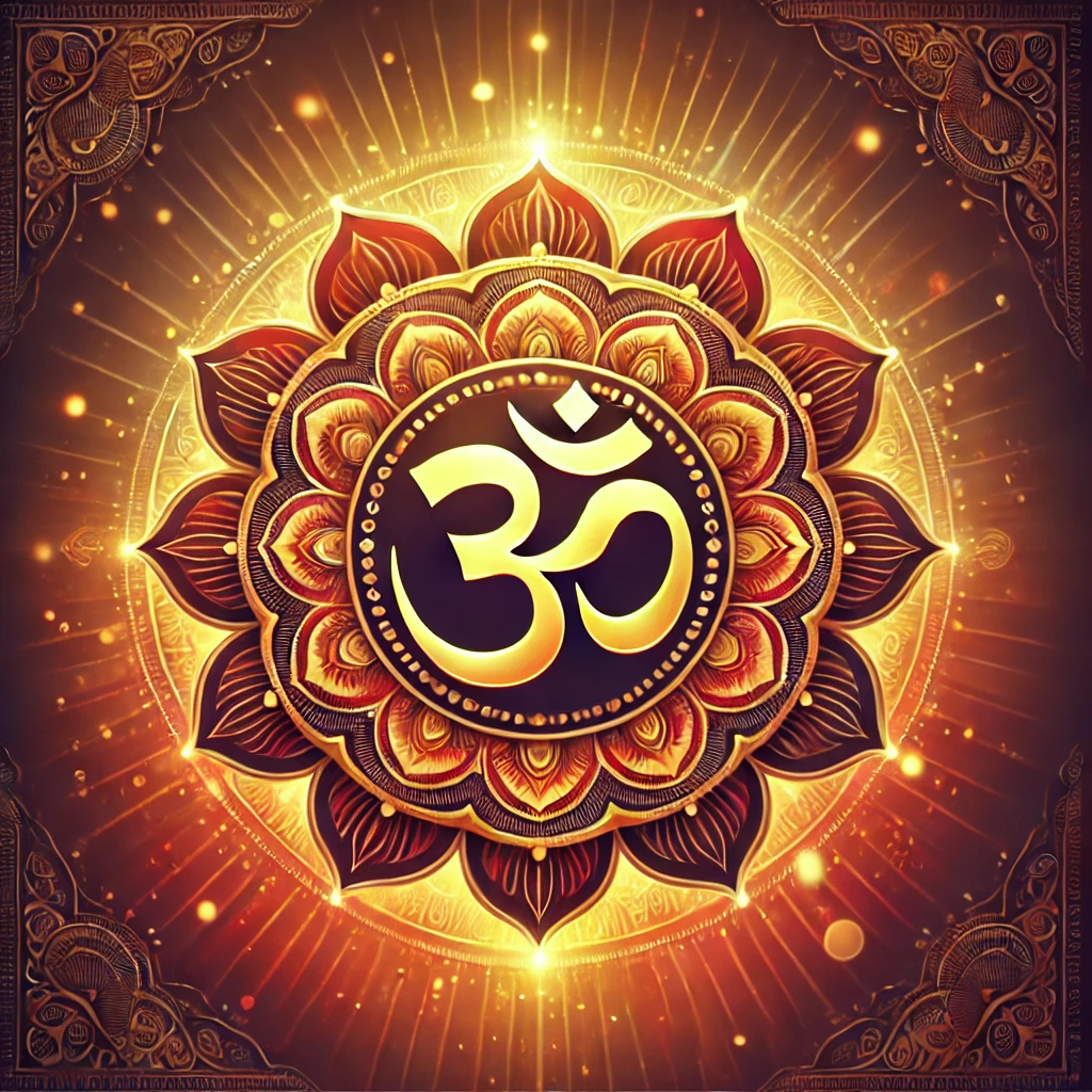 Symbole Aum ayurvédiques