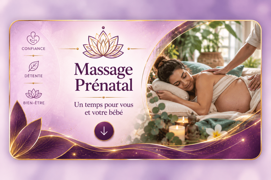 Formation au massage prénatal proposée par Souffle d’Inde